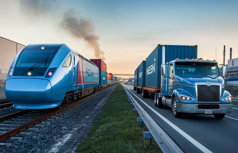 Rail Freight Forwarding vs Road Freight Forwarding