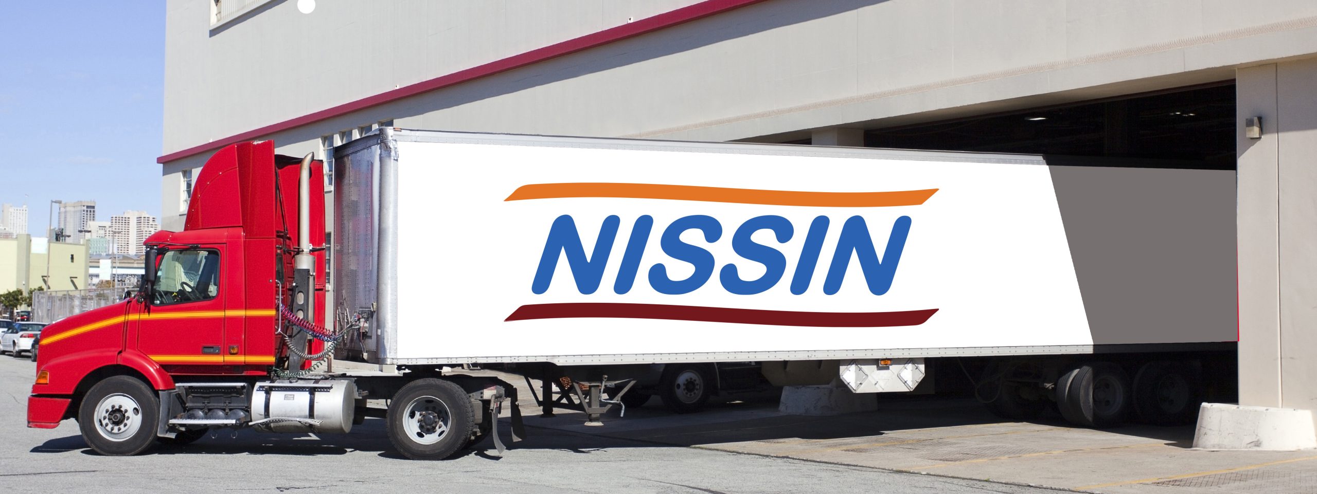 Nissin truck for road shipping